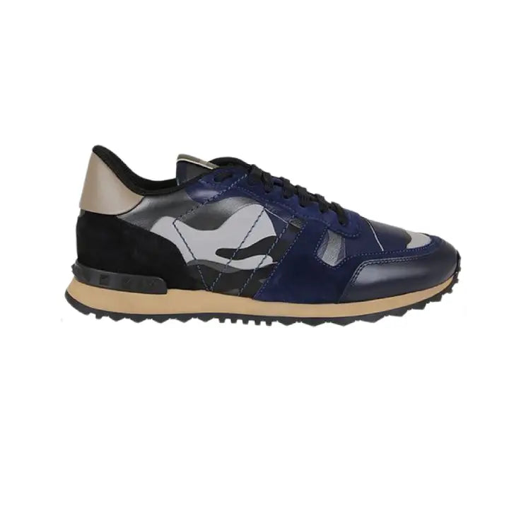 Valentino Garavani RockRunner Black Navy Beige