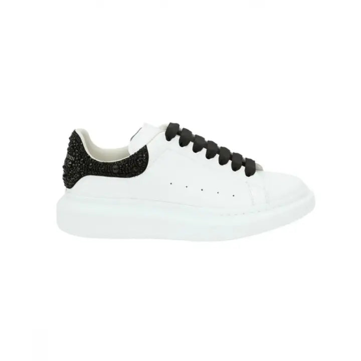 Alexander McQueen White Black Crystal
