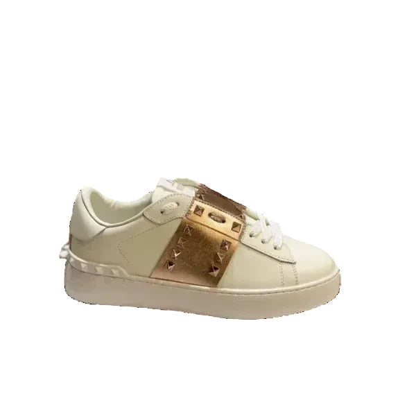 Valentino Garavani X RockStud White Gold
