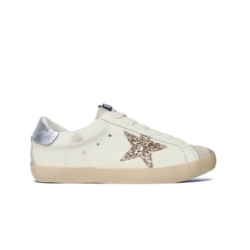 Golden Goose White Silver Red Glitter Veličina 43