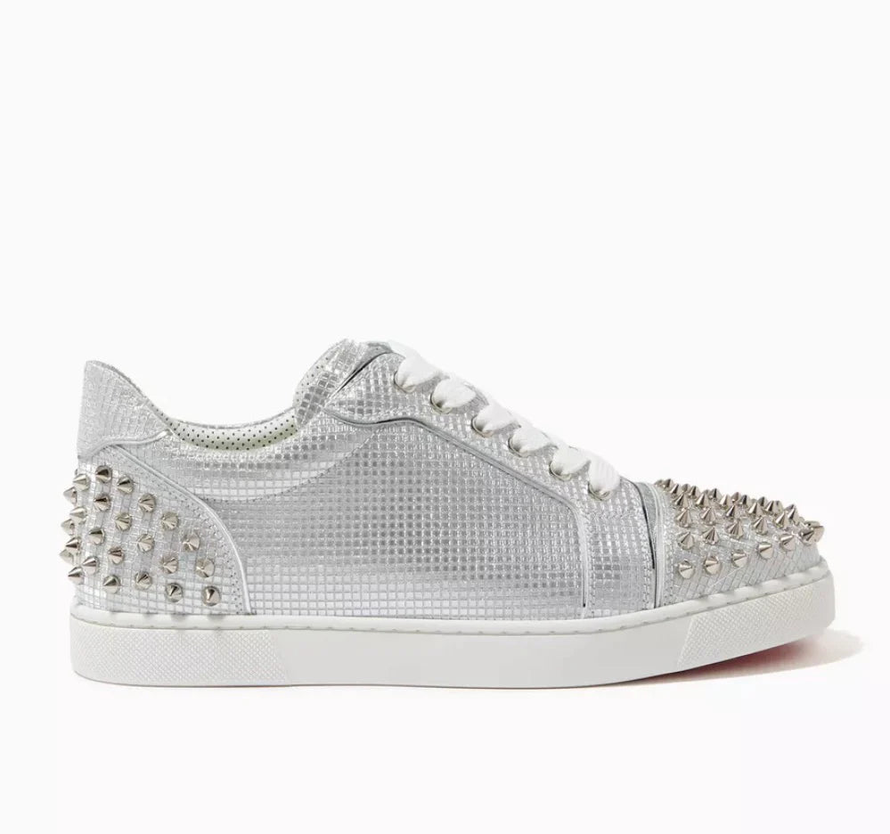 Christian Louboutin Silver Spikes