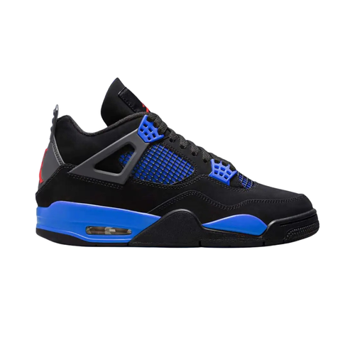 Air Jordan 4 Retro Black Deep Royal Blue Veličina 45.5
