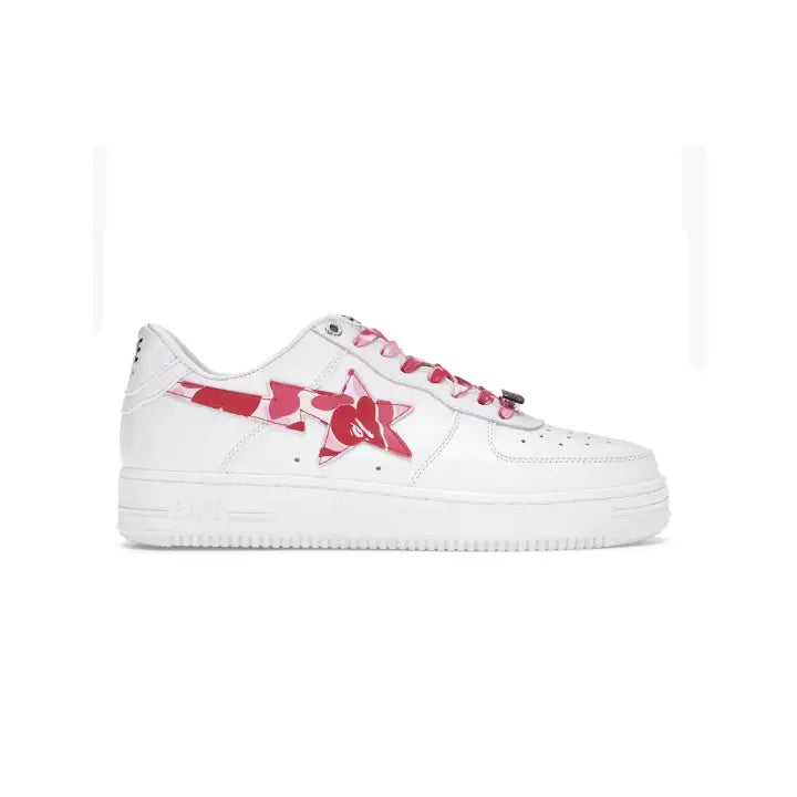 Bape Sta White ABC Pink