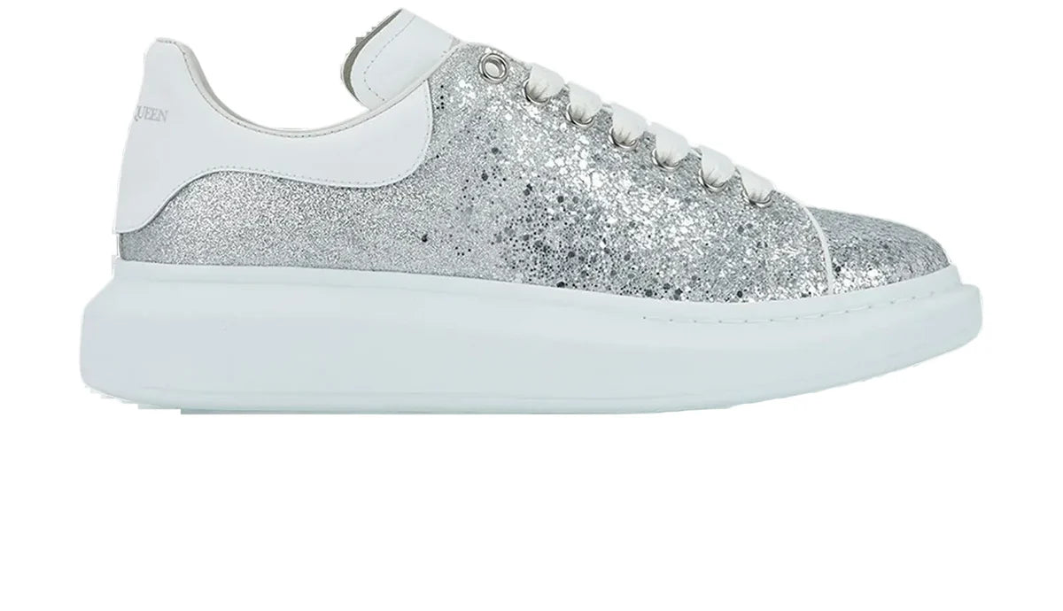 Alexander McQueen Silver Glitter