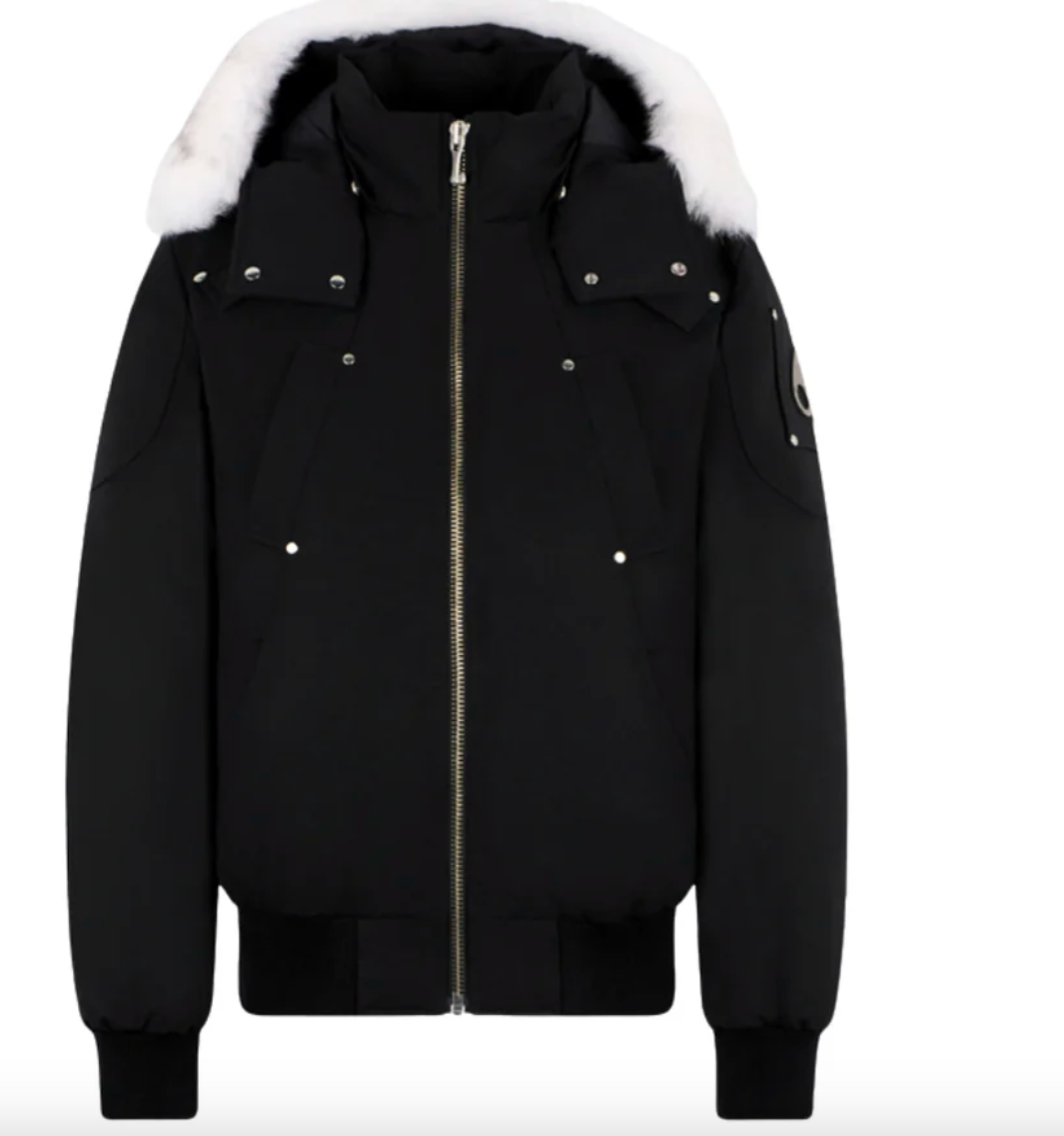 Moose Black Bomber Jacket