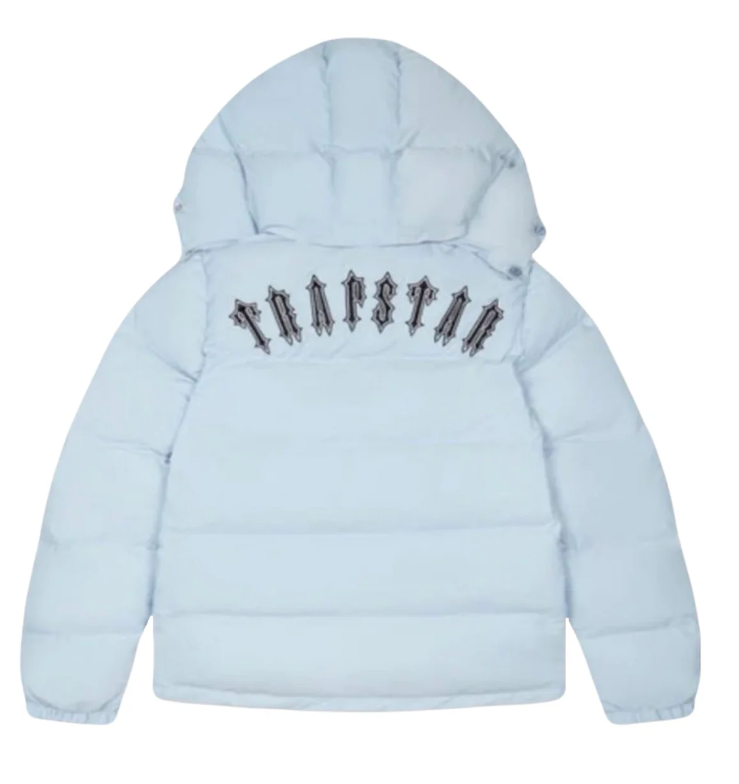Irongate Detachable Hooded Baby Blue Puffer