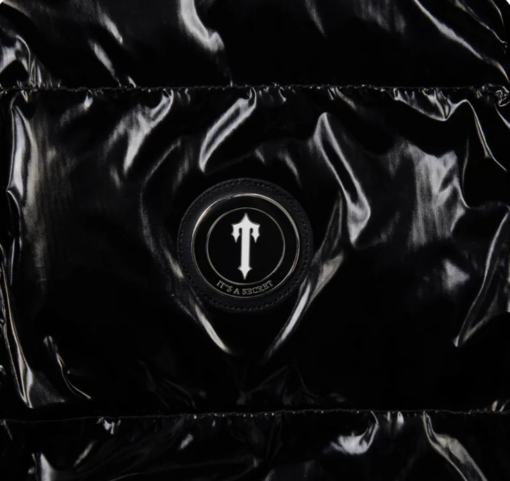Women Decoded Shiny Black Jacket