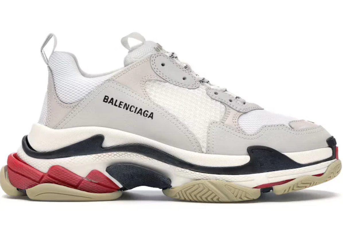 Balenciaga Triple S White Black
