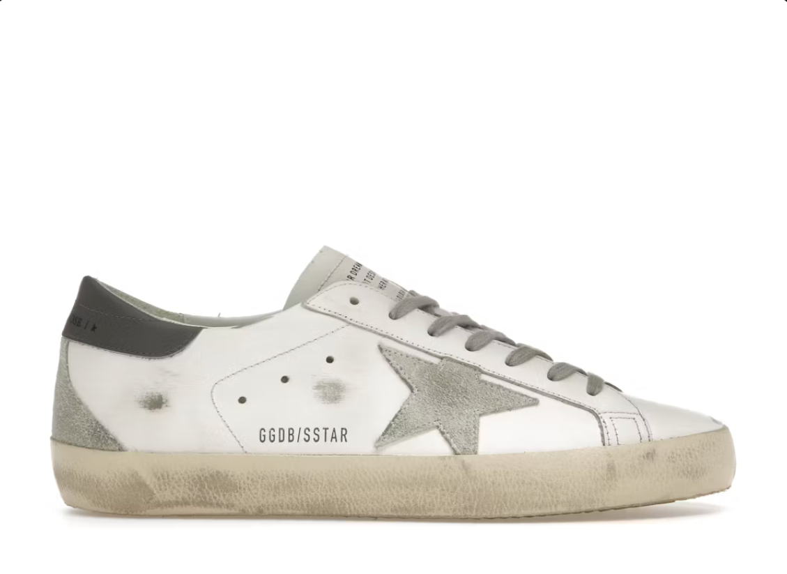 Golden Goose Super-Star White Grey