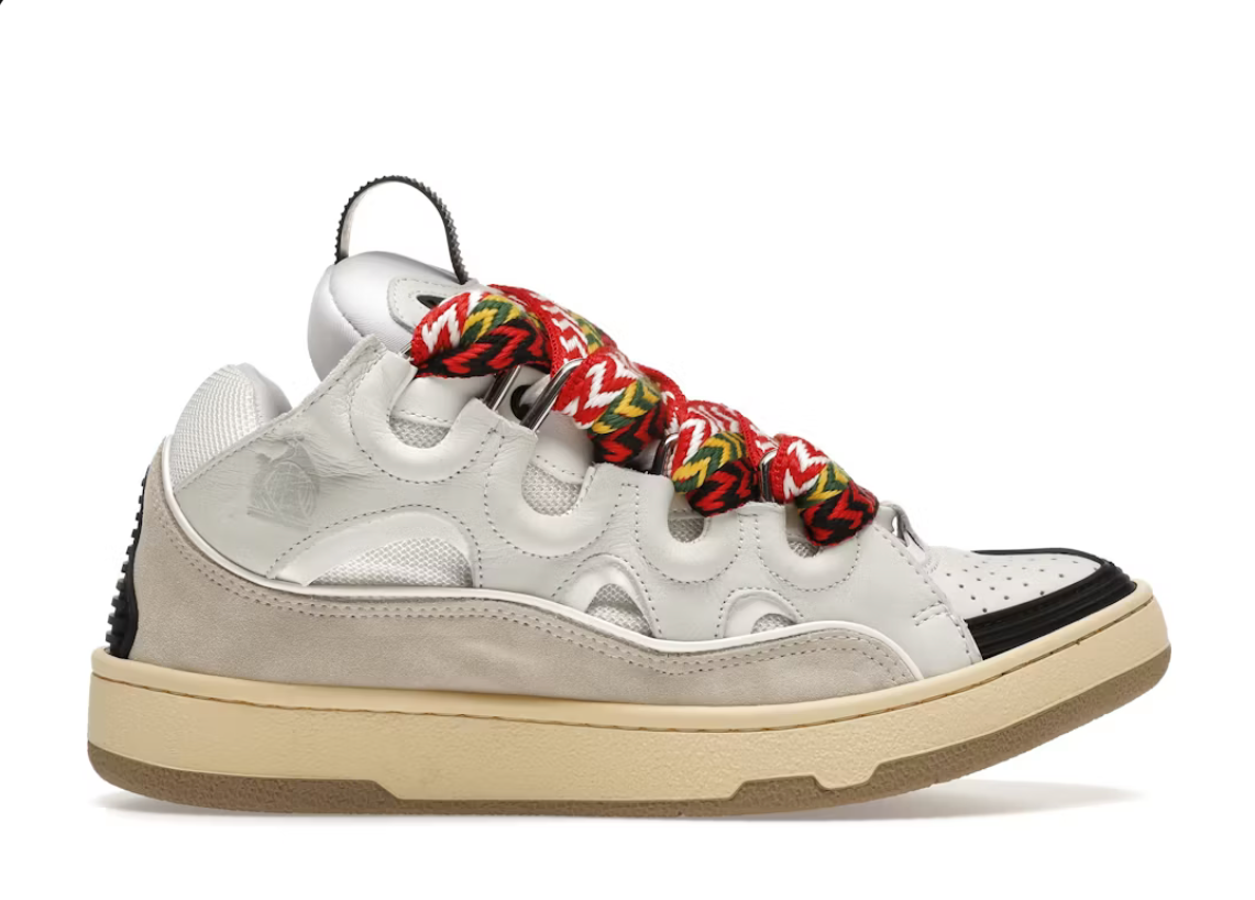 Lanvin Leather Curb White Ivory