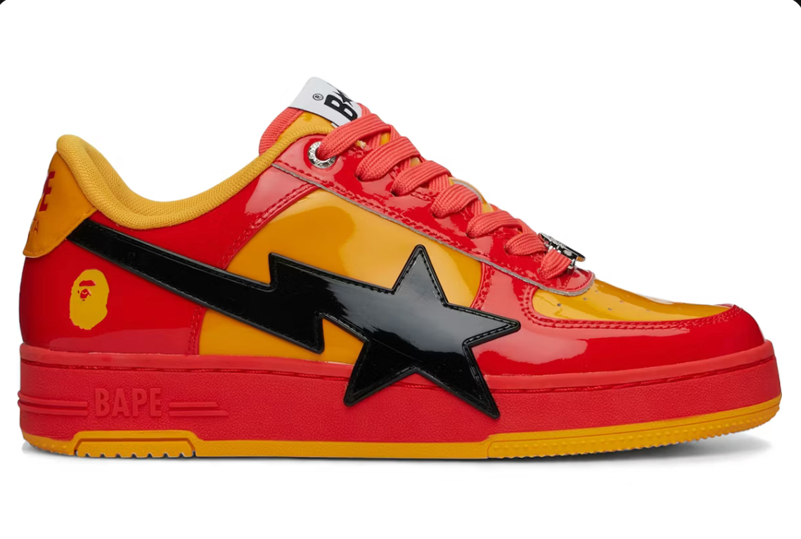 A Bathing Ape Bape Sta OS #1 M2 Red Orange