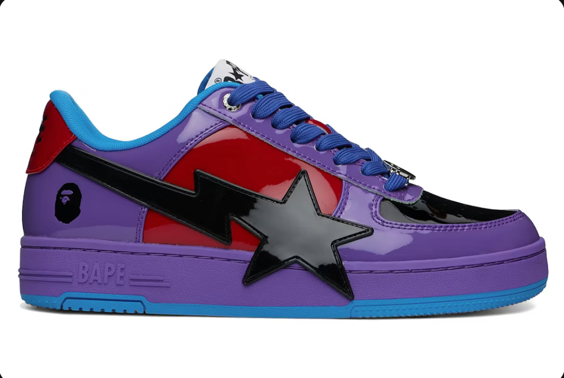 A Bathing Ape Bape Sta OS #1 M2 Purple Red
