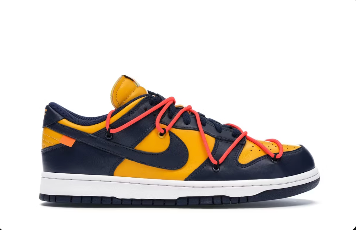 Nike Dunk Low Off-White University Gold