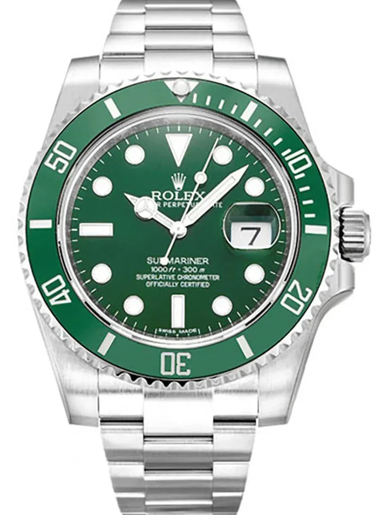Rolex Submariner 40mm Green Dial 116610LV Hulk