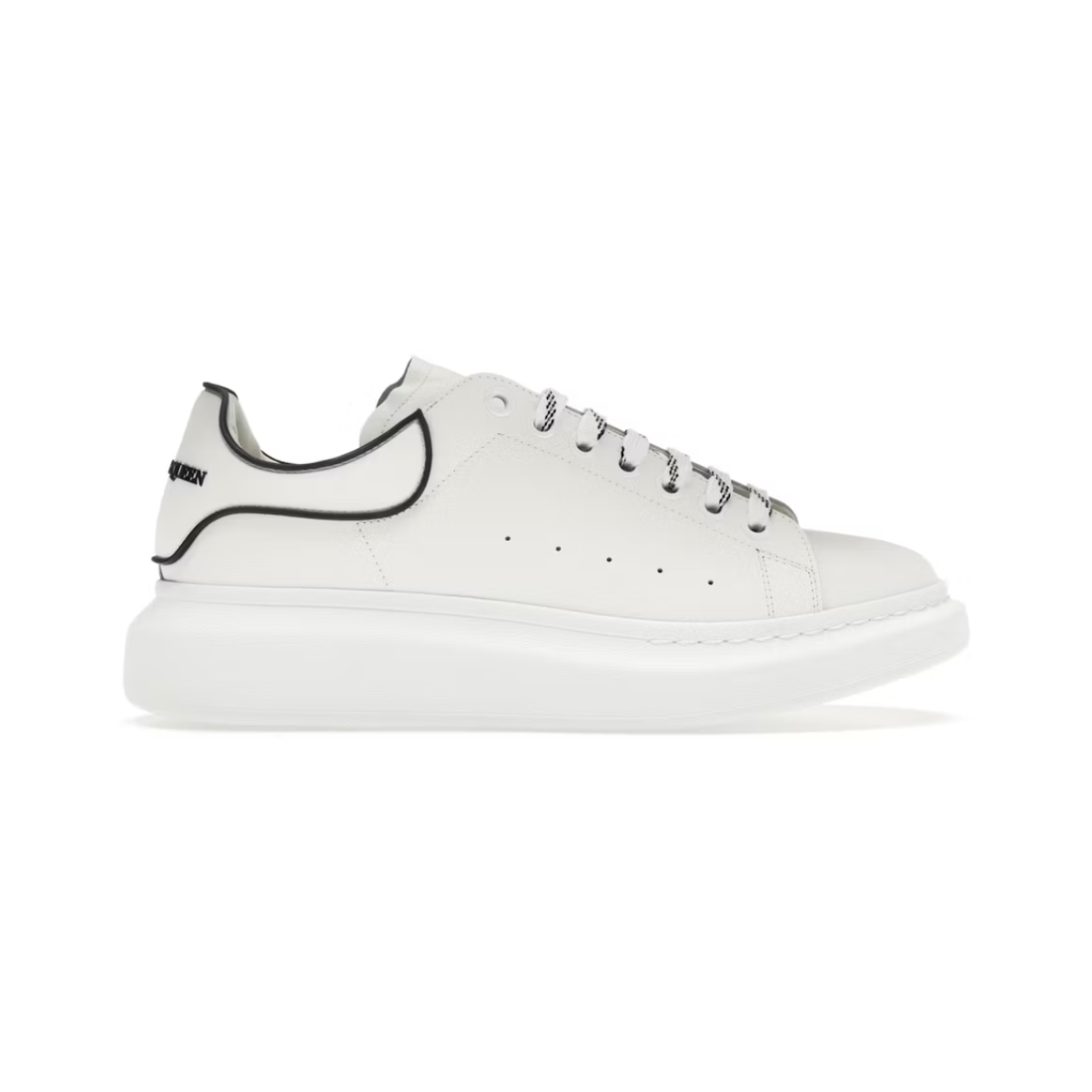 Alexander McQueen Oversized White Black Trim