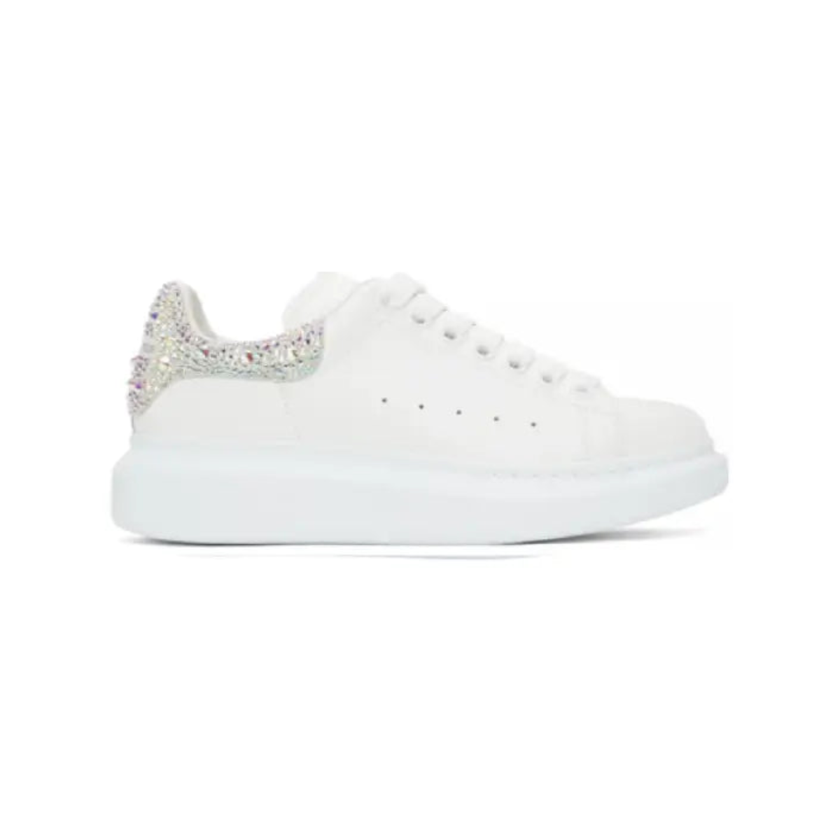 Alexander McQueen White Crystal