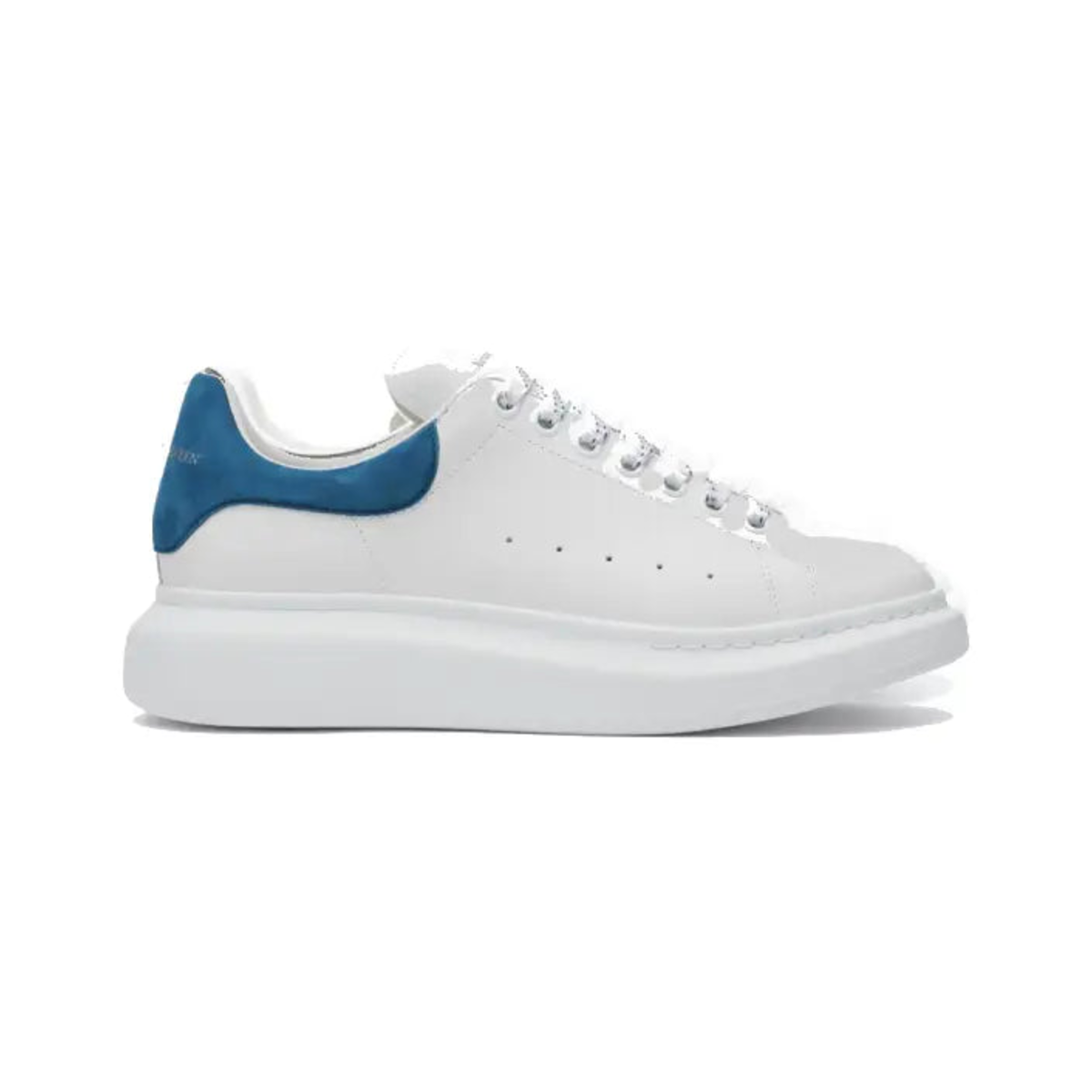 Alexander Mcqueen White Worker Blue