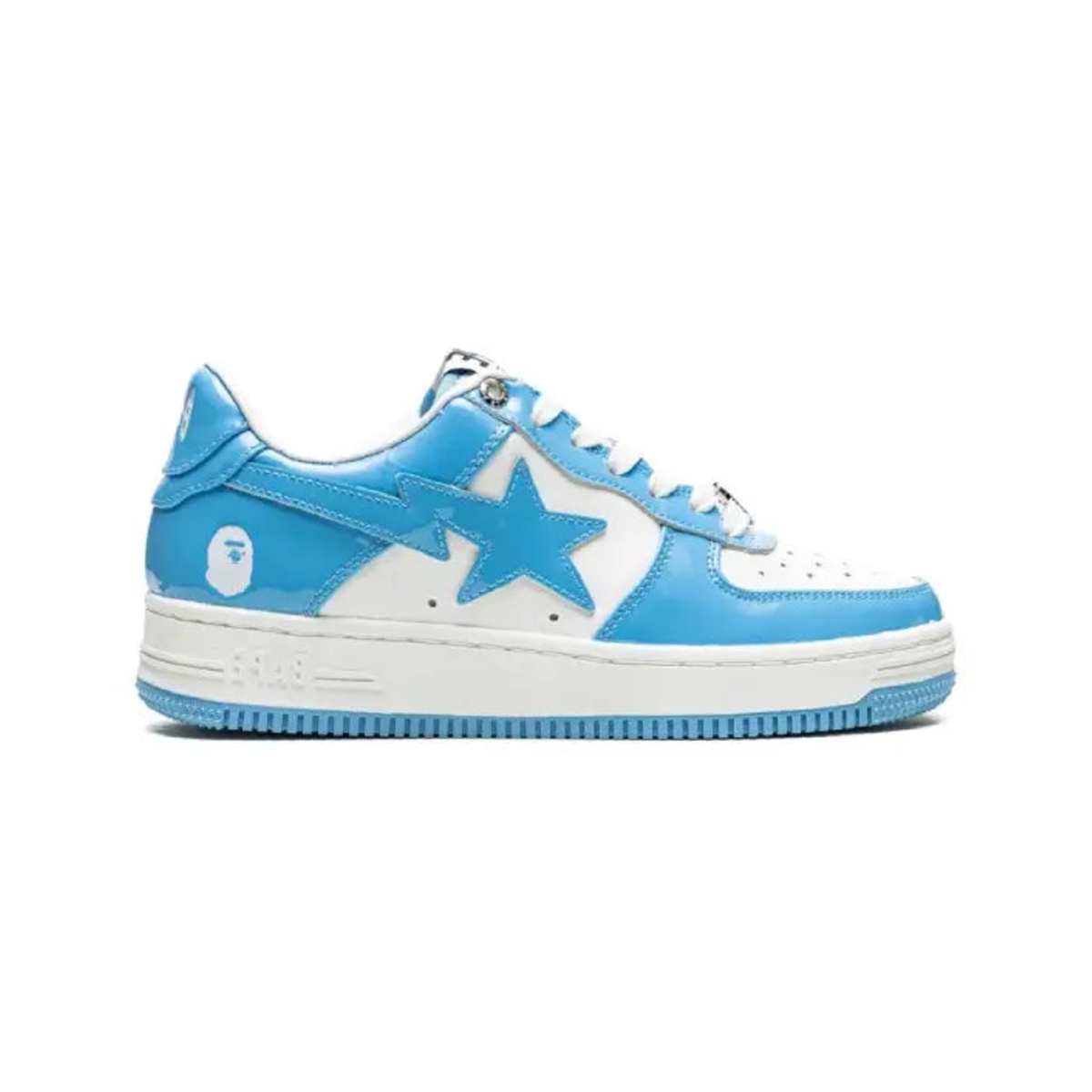 Bape Sta Patent Leather Blue White