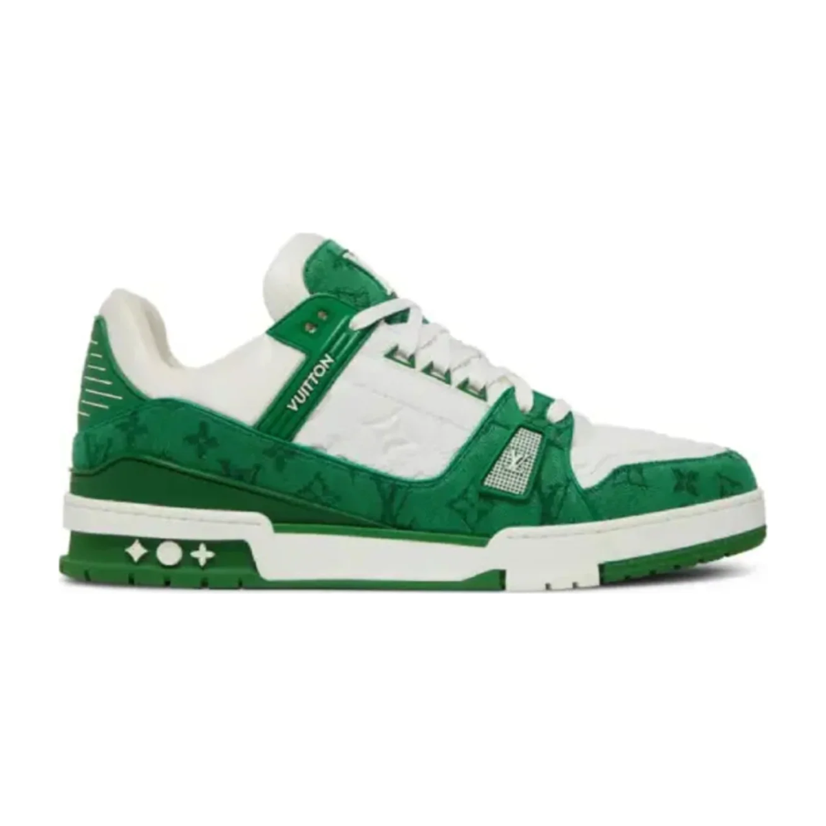 Louis Vuitton Trainer White Green