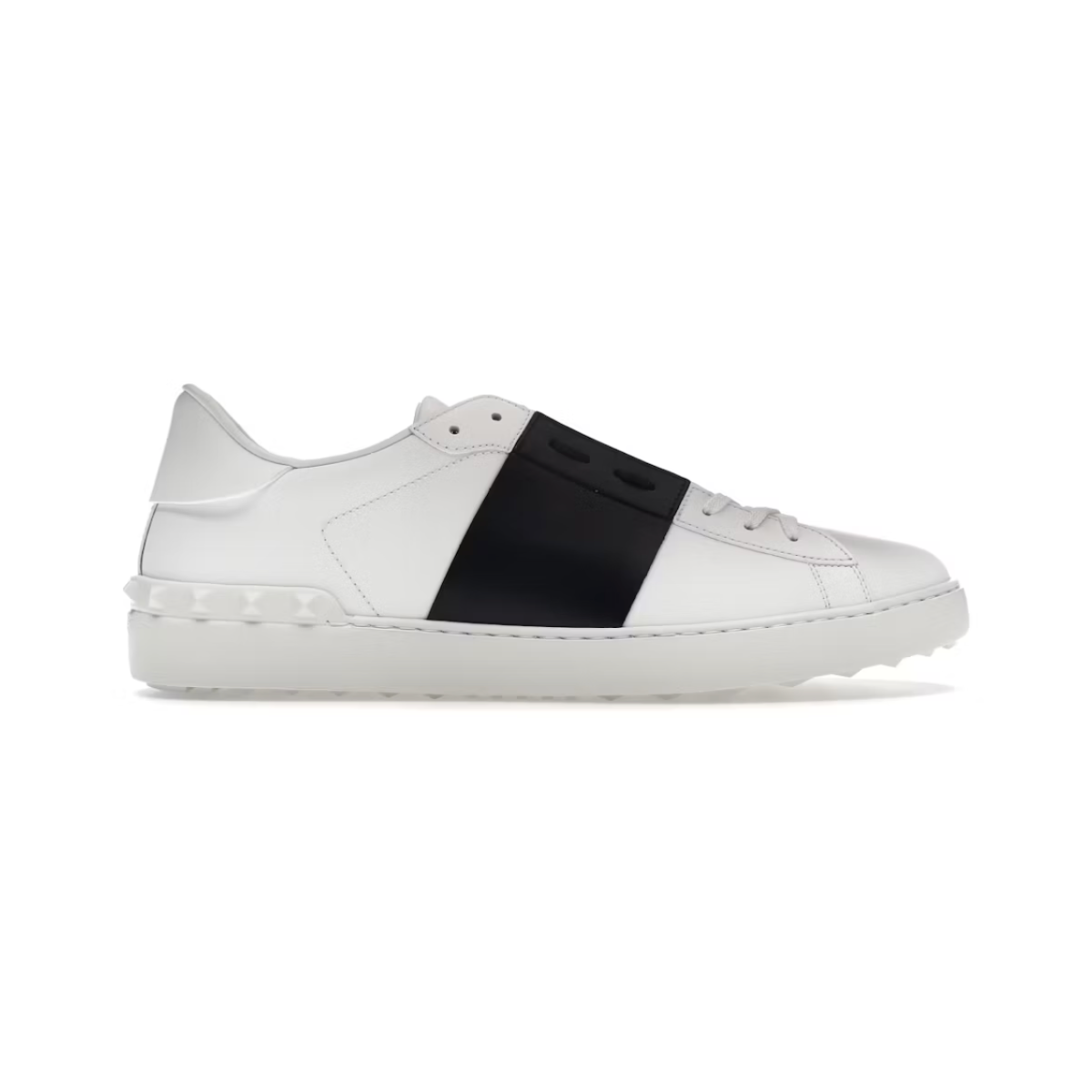 Valentino Garavani Open White Black Band White