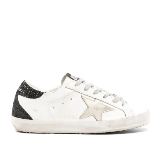 Golden Goose White Black Rose