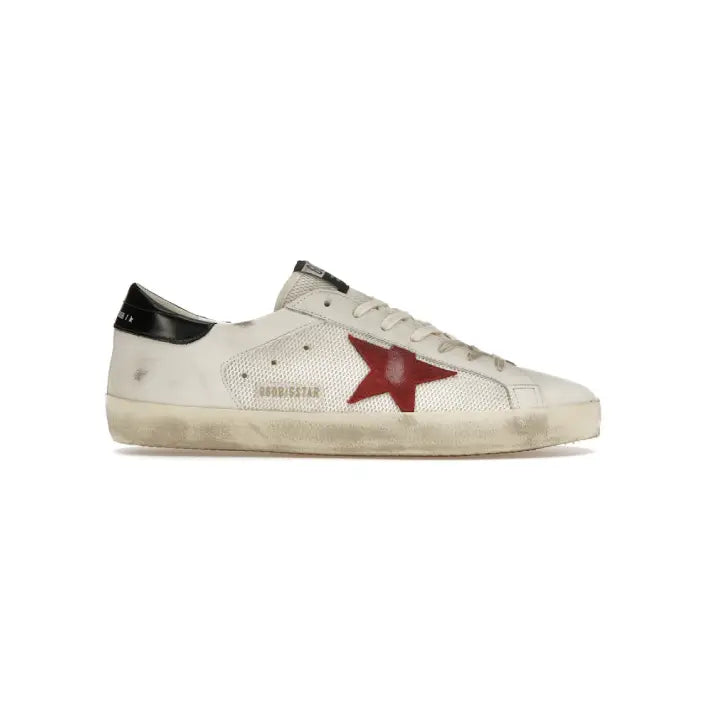 Golden Goose White Red Black