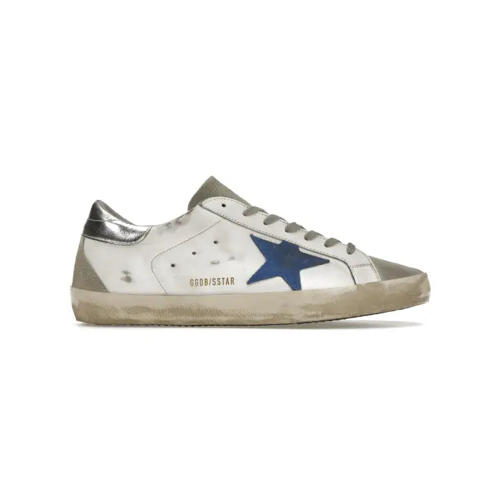 Golden Goose White Electric Blue Silver