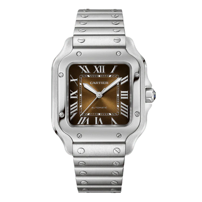 Cartier Santos De Cartier Chocolate Dial WSSA0065 35.5mm