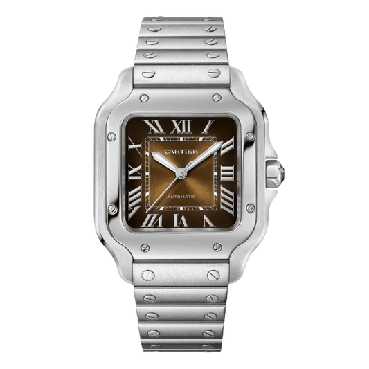 Cartier Santos De Cartier Chocolate Dial WSSA0065 35.5mm