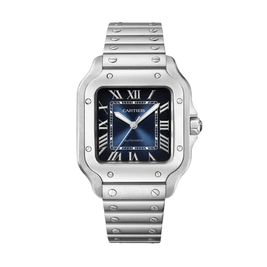 Cartier Santos De Cartier Medium Blue WSSA0063 35.5mm