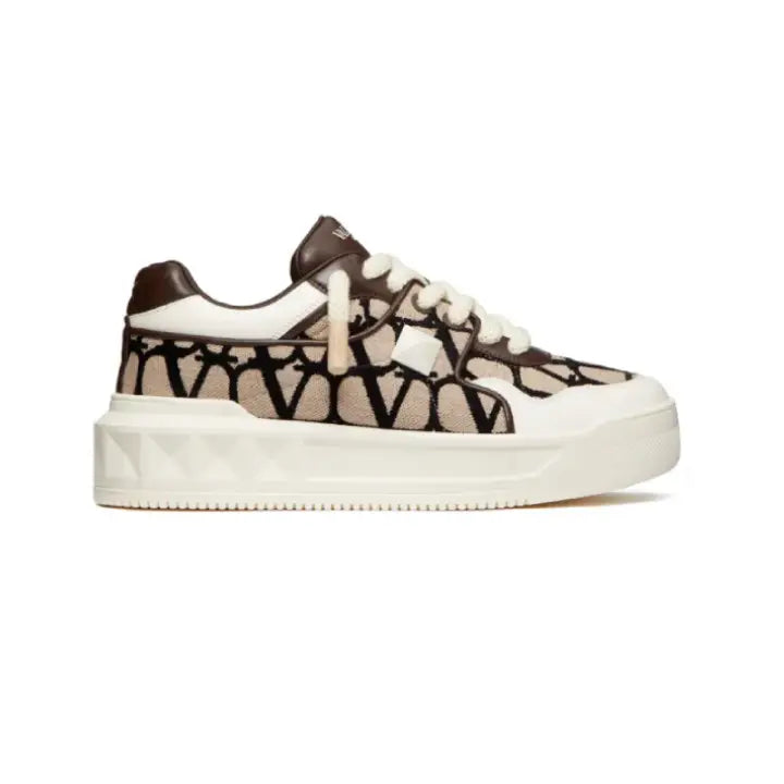 Valentino Garavani One Stud White Brown
