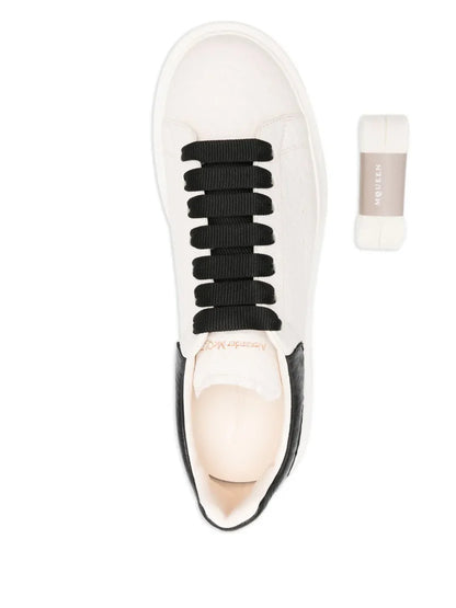 Alexander McQueen White Black Laces