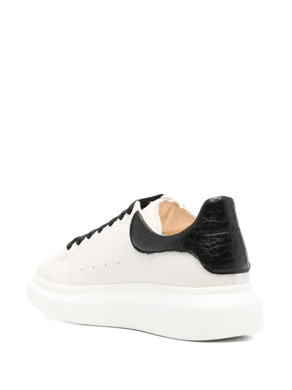 Alexander McQueen White Black Laces