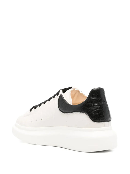 Alexander McQueen White Black Laces