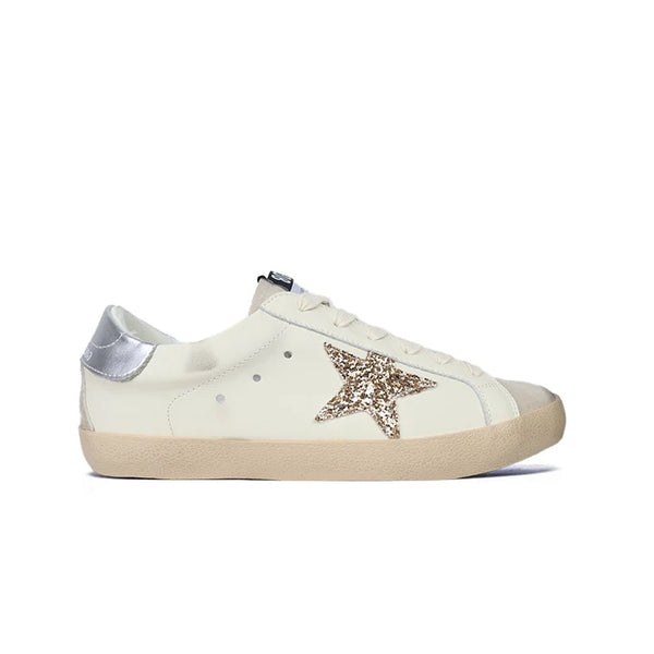 Golden Goose White Silver Red Glitter Veličina 36