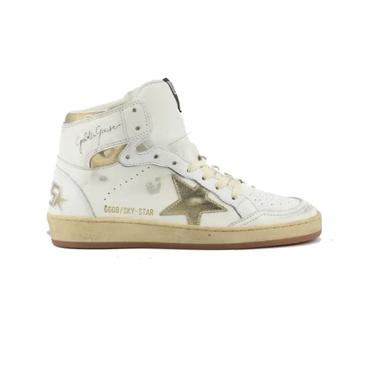 Golden Goose White Gold High