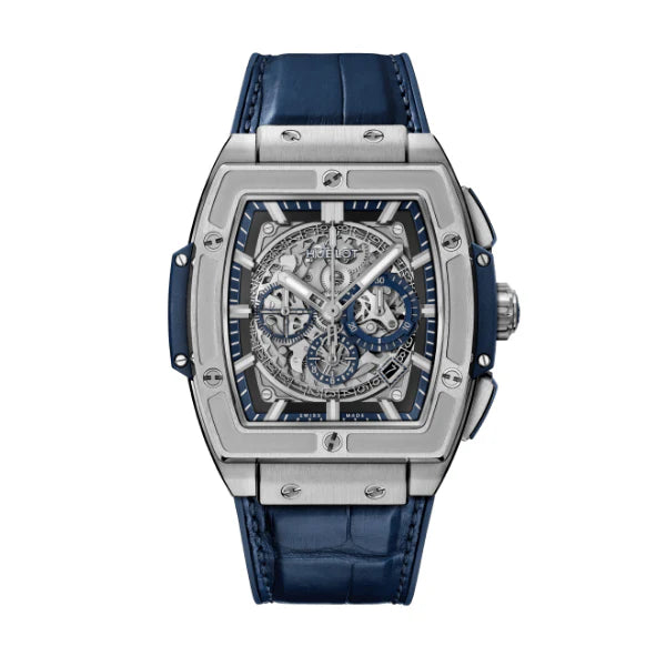 Hublot Spirit Of Big Bang 642.NX.7170.RX 642NX7170RX 44mm Blue Dial Titanium V2