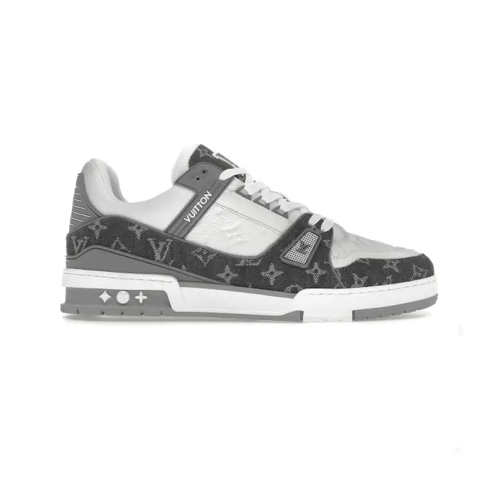 Louis Vuitton Trainer White Grey