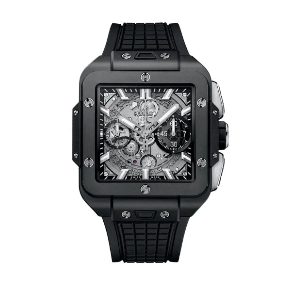 Hublot Square Bang Unico 821.CI.0170.RX 821CI0170RX 42mm Black Dial Ceramic