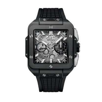 Hublot Square Bang Unico 821.CI.0170.RX 821CI0170RX 42mm Black Dial Ceramic