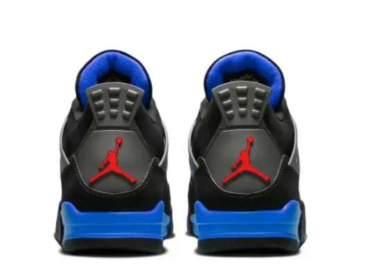 Air Jordan 4 Retro Black Deep Royal Blue Veličina 45.5