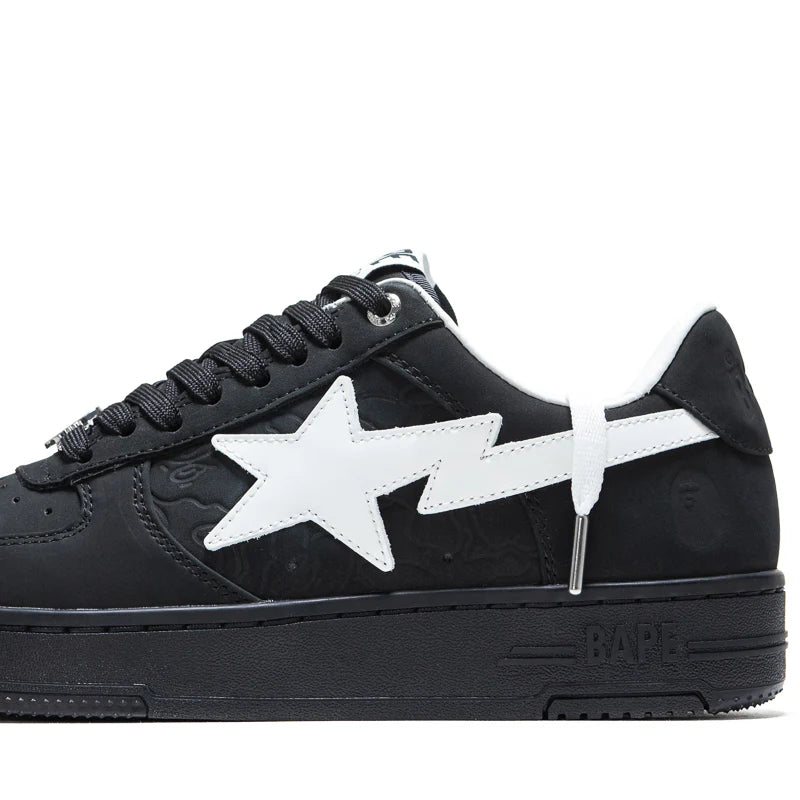 A Bathing Ape "Bapesta" Black/White