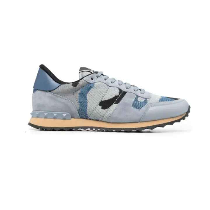 Valentino Garavani RockRunner Grey Indigo Camo