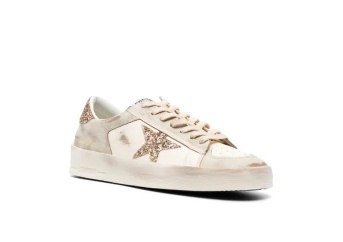 Golden Goose White Gold Glitter