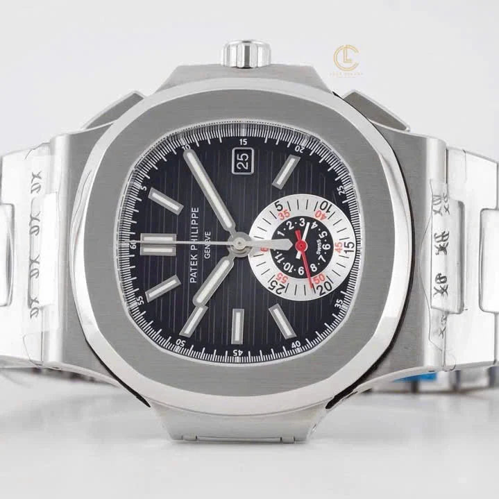 Patek Philippe Nautilus Chronograph 5980/1A-014 40.5mm Black-Blue Dial