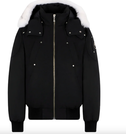 Moose Black Bomber Jacket
