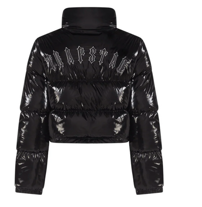 Women Decoded Shiny Black Jacket