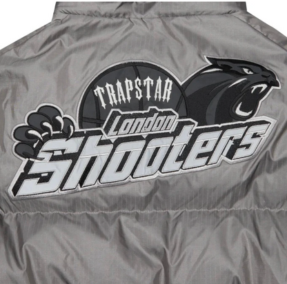 Shooters Hooded Grey Reflective Puffer