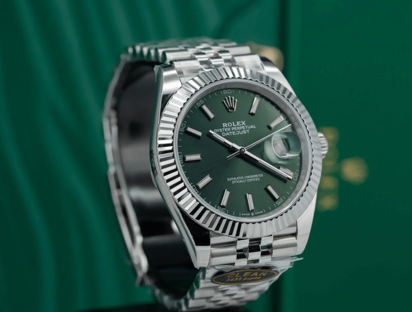 Rolex Datejust Green Dial 126334 Jubilee 41 mm