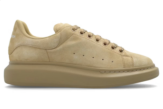 Alexander McQueen Oversized Beige Calf Suede